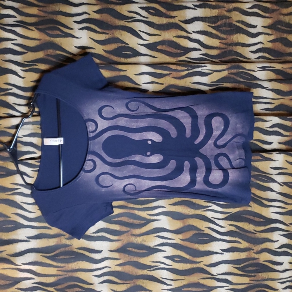 Bleach Dyed Octopus T-Shirt